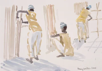 La Clôture en bambou, Sénégal, 2003